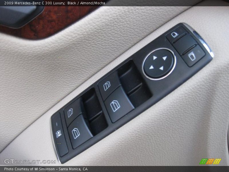 Black / Almond/Mocha 2009 Mercedes-Benz C 300 Luxury