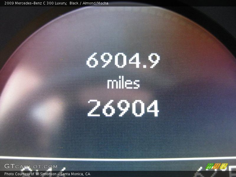 Black / Almond/Mocha 2009 Mercedes-Benz C 300 Luxury