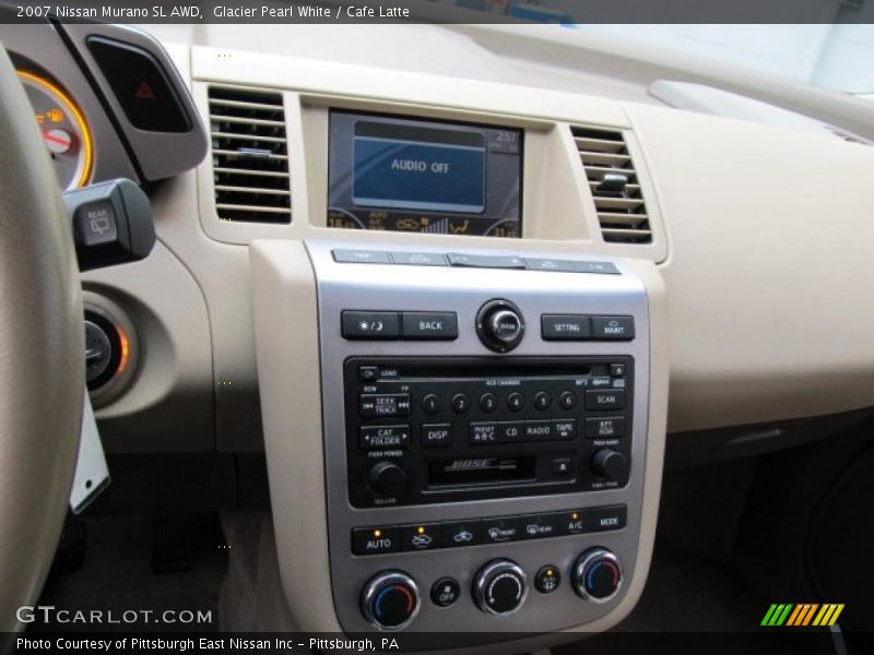 Glacier Pearl White / Cafe Latte 2007 Nissan Murano SL AWD