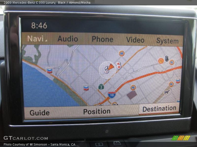 Black / Almond/Mocha 2009 Mercedes-Benz C 300 Luxury