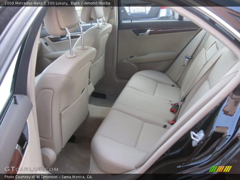 Black / Almond/Mocha 2009 Mercedes-Benz C 300 Luxury