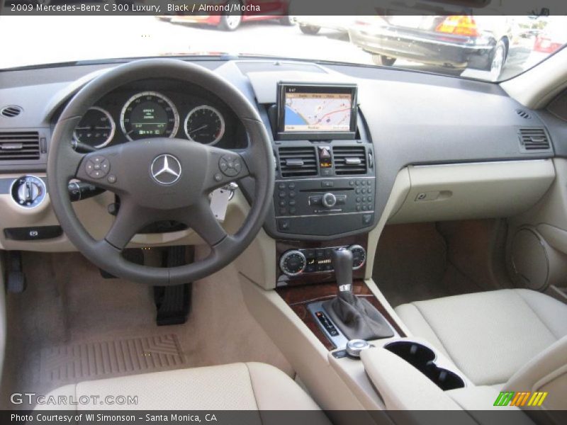 Black / Almond/Mocha 2009 Mercedes-Benz C 300 Luxury