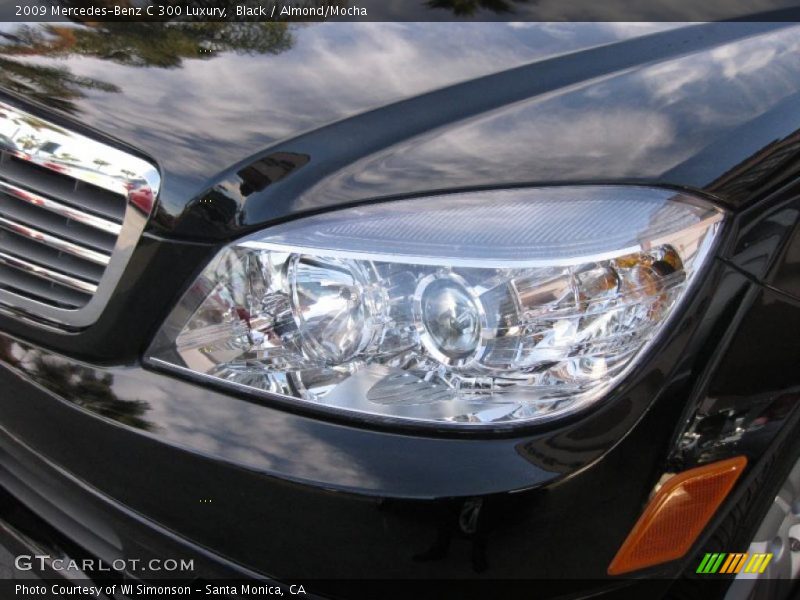 Black / Almond/Mocha 2009 Mercedes-Benz C 300 Luxury