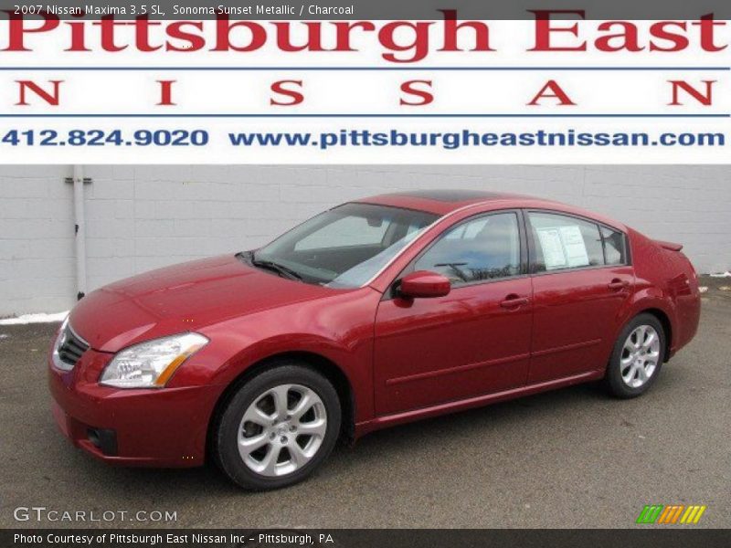 Sonoma Sunset Metallic / Charcoal 2007 Nissan Maxima 3.5 SL