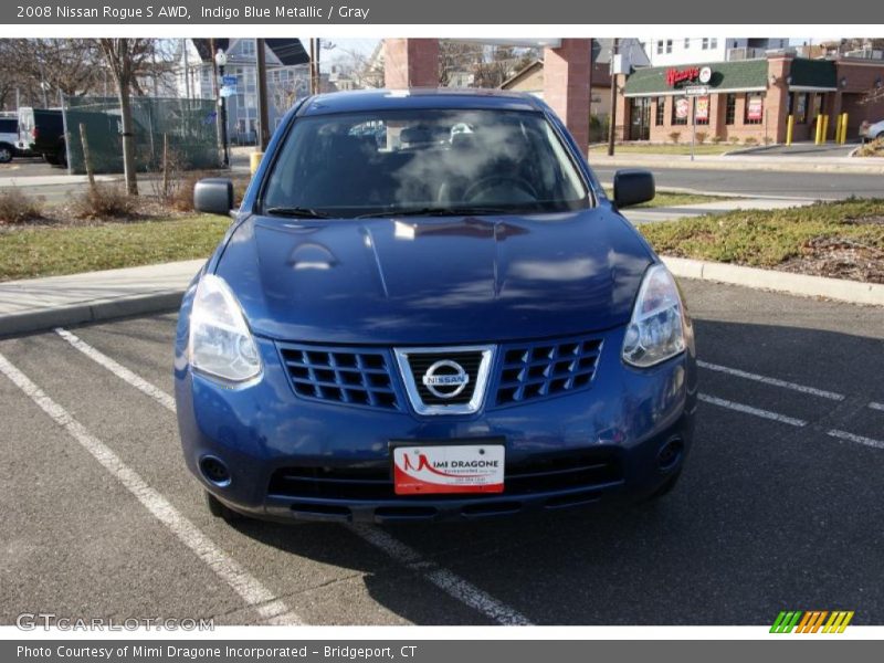 Indigo Blue Metallic / Gray 2008 Nissan Rogue S AWD