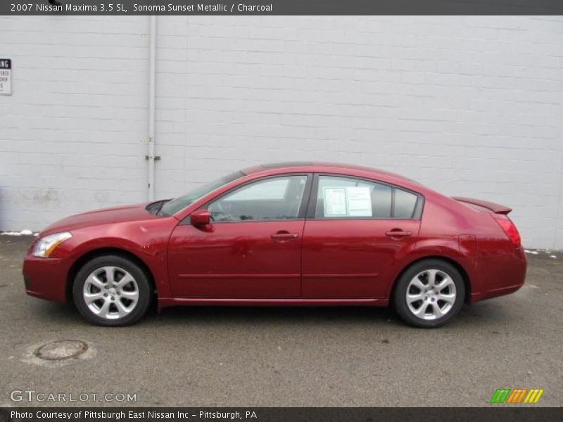 Sonoma Sunset Metallic / Charcoal 2007 Nissan Maxima 3.5 SL