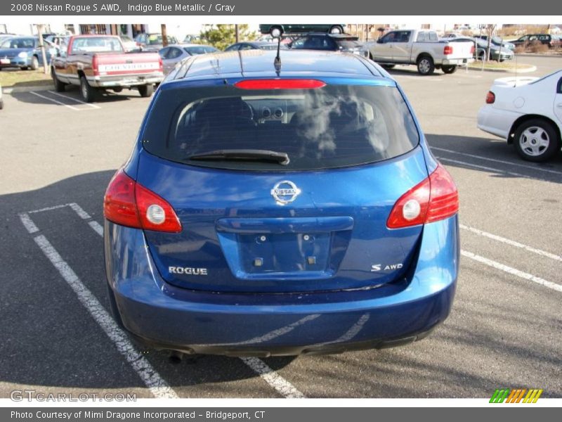 Indigo Blue Metallic / Gray 2008 Nissan Rogue S AWD