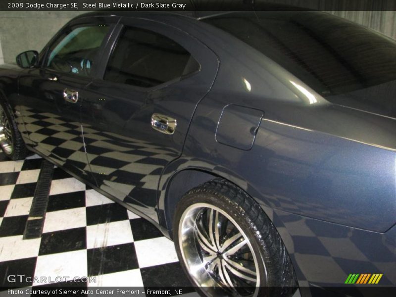 Steel Blue Metallic / Dark Slate Gray 2008 Dodge Charger SE