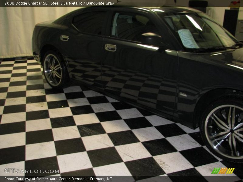 Steel Blue Metallic / Dark Slate Gray 2008 Dodge Charger SE