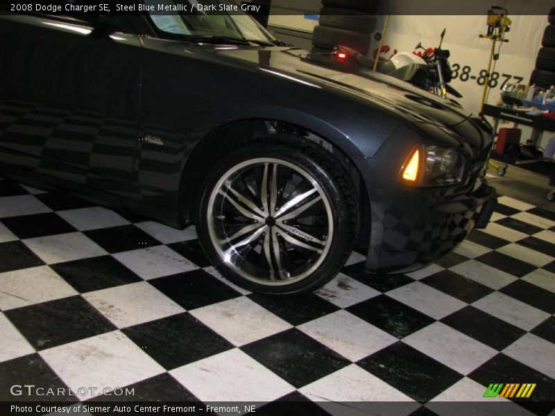 Steel Blue Metallic / Dark Slate Gray 2008 Dodge Charger SE