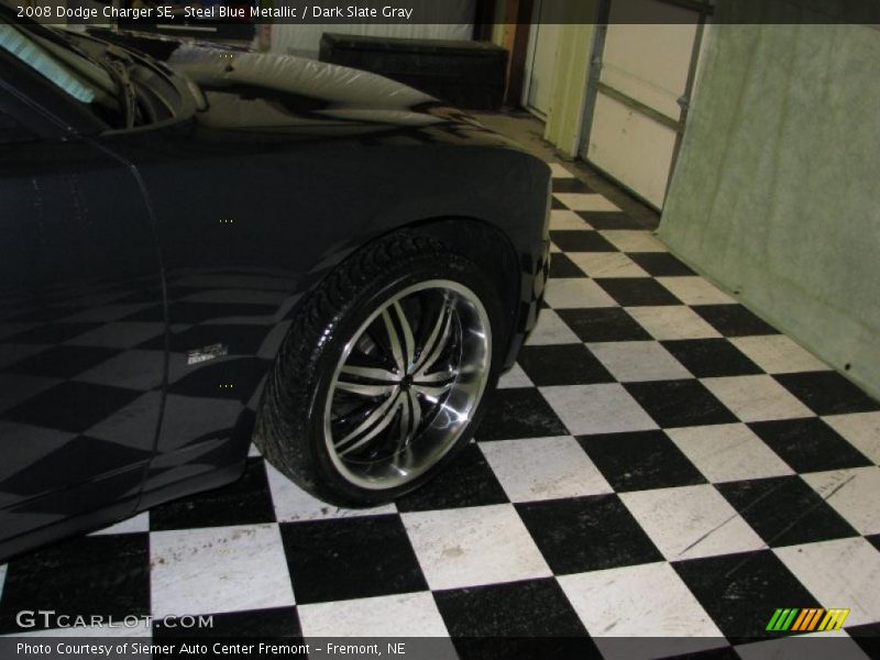 Steel Blue Metallic / Dark Slate Gray 2008 Dodge Charger SE