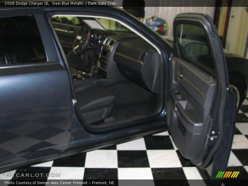 Steel Blue Metallic / Dark Slate Gray 2008 Dodge Charger SE