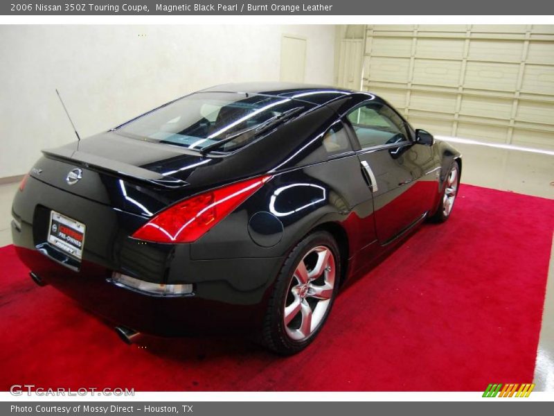 Magnetic Black Pearl / Burnt Orange Leather 2006 Nissan 350Z Touring Coupe