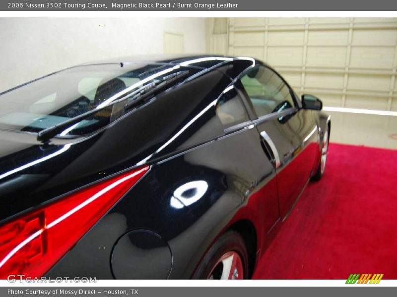 Magnetic Black Pearl / Burnt Orange Leather 2006 Nissan 350Z Touring Coupe