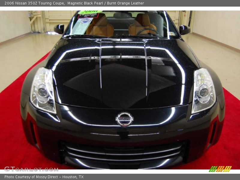 Magnetic Black Pearl / Burnt Orange Leather 2006 Nissan 350Z Touring Coupe