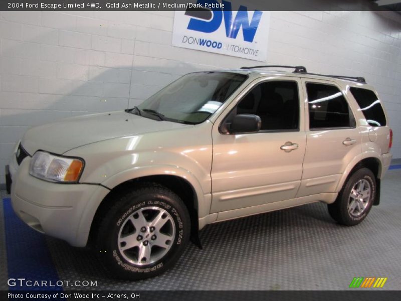 Gold Ash Metallic / Medium/Dark Pebble 2004 Ford Escape Limited 4WD
