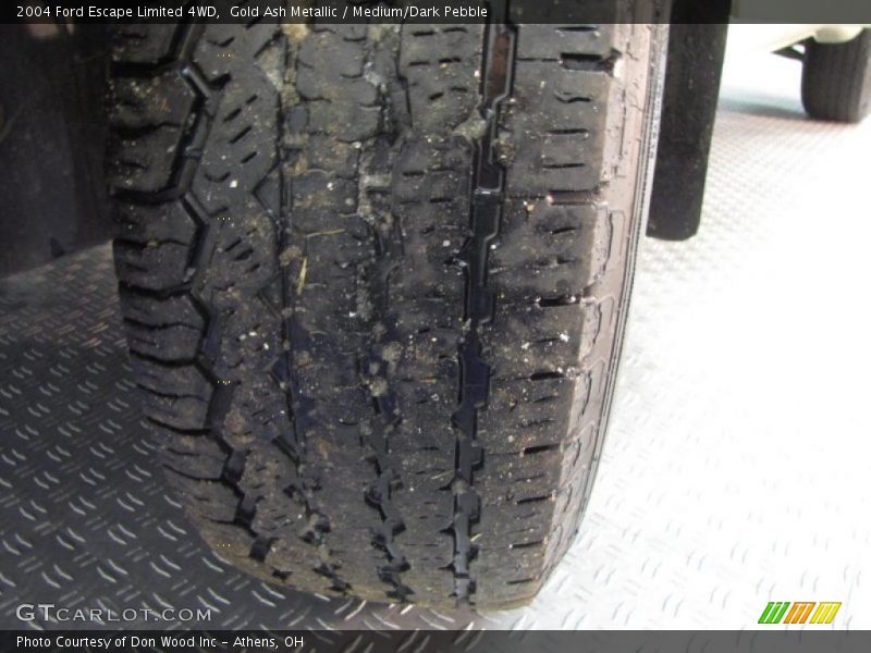 Gold Ash Metallic / Medium/Dark Pebble 2004 Ford Escape Limited 4WD