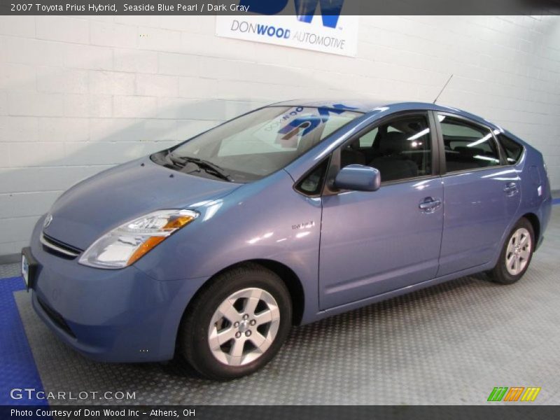 Seaside Blue Pearl / Dark Gray 2007 Toyota Prius Hybrid