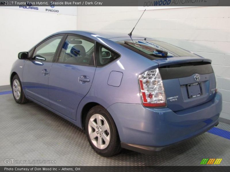 Seaside Blue Pearl / Dark Gray 2007 Toyota Prius Hybrid