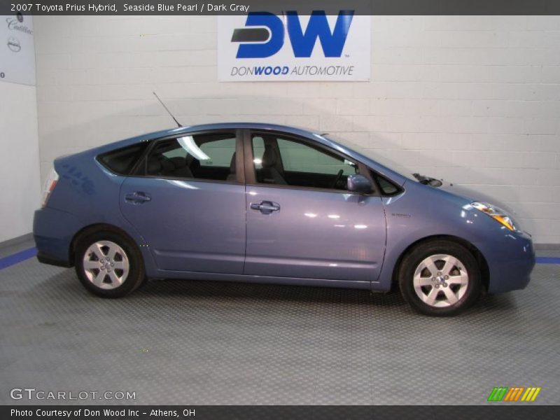 Seaside Blue Pearl / Dark Gray 2007 Toyota Prius Hybrid