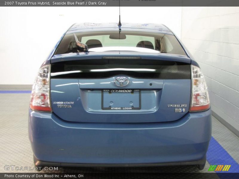 Seaside Blue Pearl / Dark Gray 2007 Toyota Prius Hybrid