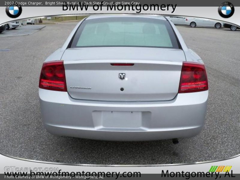 Bright Silver Metallic / Dark Slate Gray/Light Slate Gray 2007 Dodge Charger