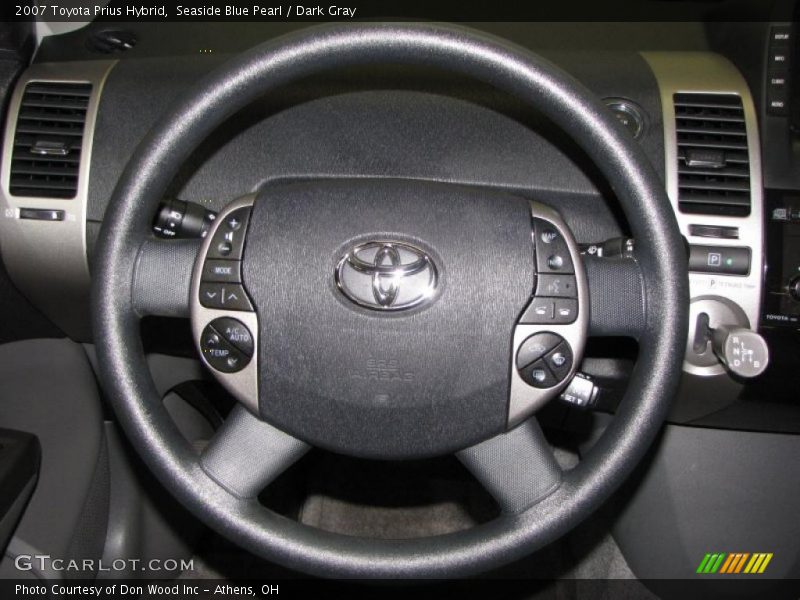 Seaside Blue Pearl / Dark Gray 2007 Toyota Prius Hybrid