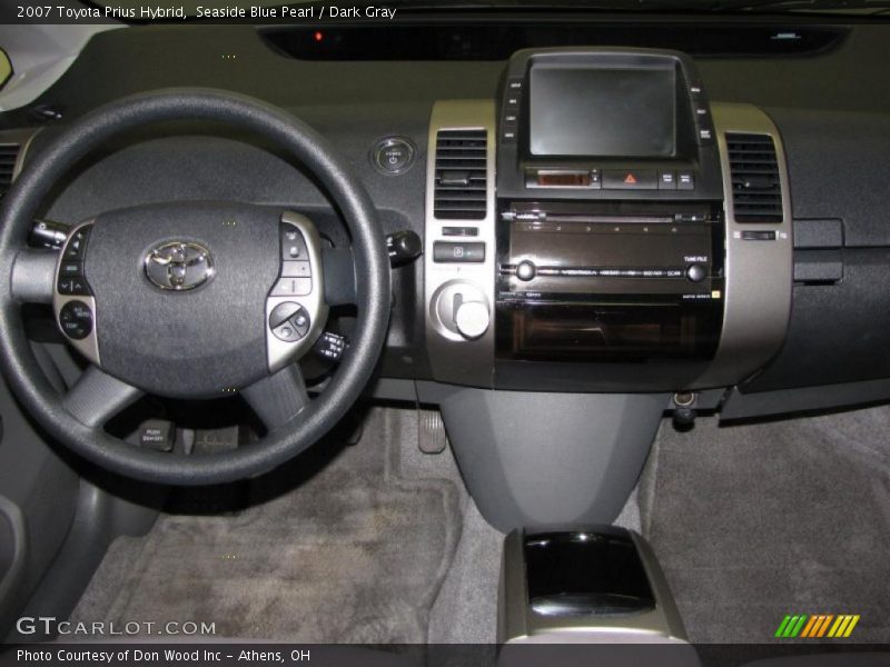 Seaside Blue Pearl / Dark Gray 2007 Toyota Prius Hybrid
