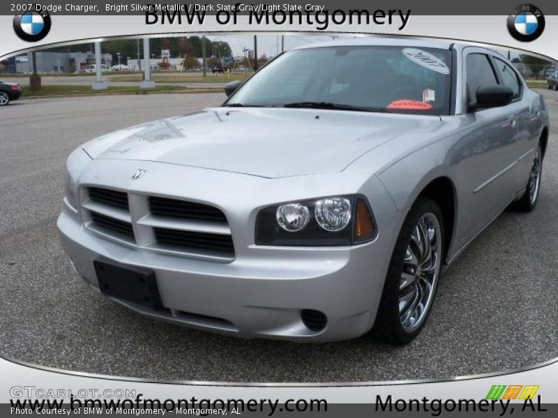 Bright Silver Metallic / Dark Slate Gray/Light Slate Gray 2007 Dodge Charger