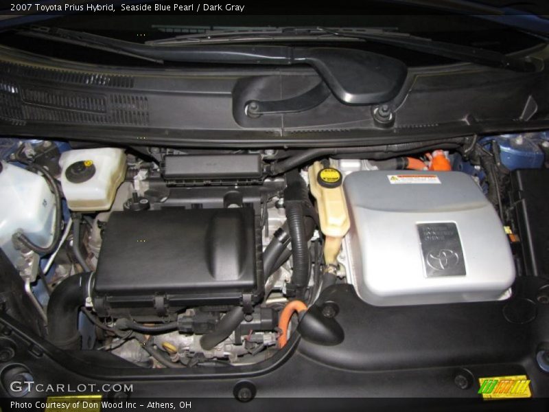 Seaside Blue Pearl / Dark Gray 2007 Toyota Prius Hybrid