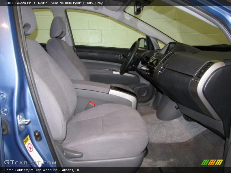 Seaside Blue Pearl / Dark Gray 2007 Toyota Prius Hybrid