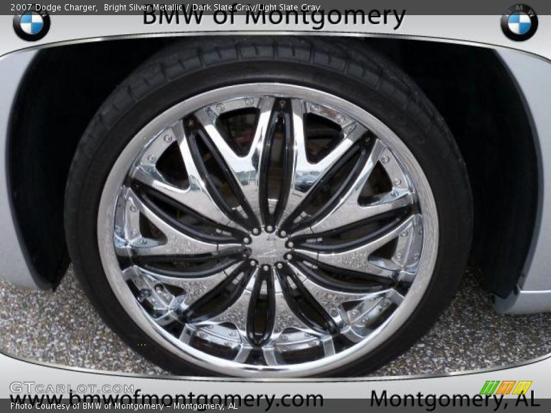 Bright Silver Metallic / Dark Slate Gray/Light Slate Gray 2007 Dodge Charger