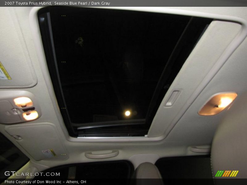 Seaside Blue Pearl / Dark Gray 2007 Toyota Prius Hybrid