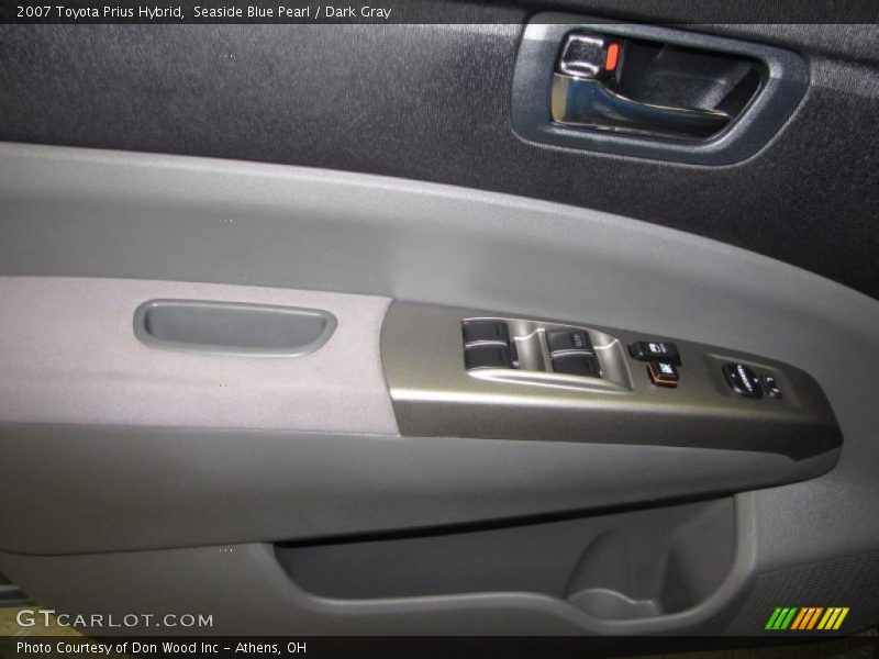 Seaside Blue Pearl / Dark Gray 2007 Toyota Prius Hybrid