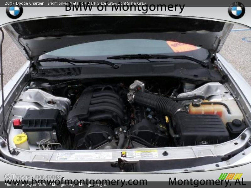 Bright Silver Metallic / Dark Slate Gray/Light Slate Gray 2007 Dodge Charger