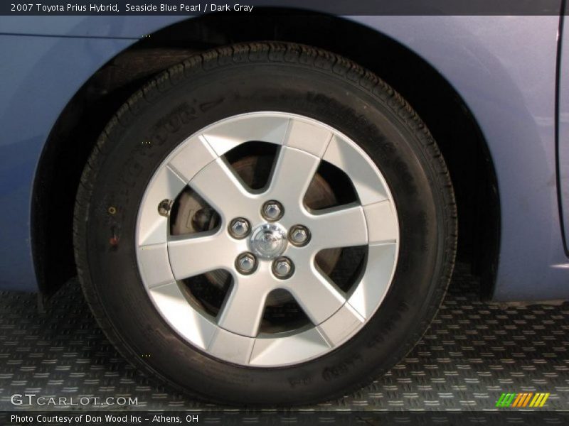 Seaside Blue Pearl / Dark Gray 2007 Toyota Prius Hybrid