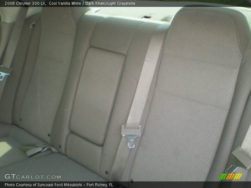 Cool Vanilla White / Dark Khaki/Light Graystone 2008 Chrysler 300 LX