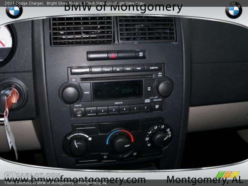 Bright Silver Metallic / Dark Slate Gray/Light Slate Gray 2007 Dodge Charger