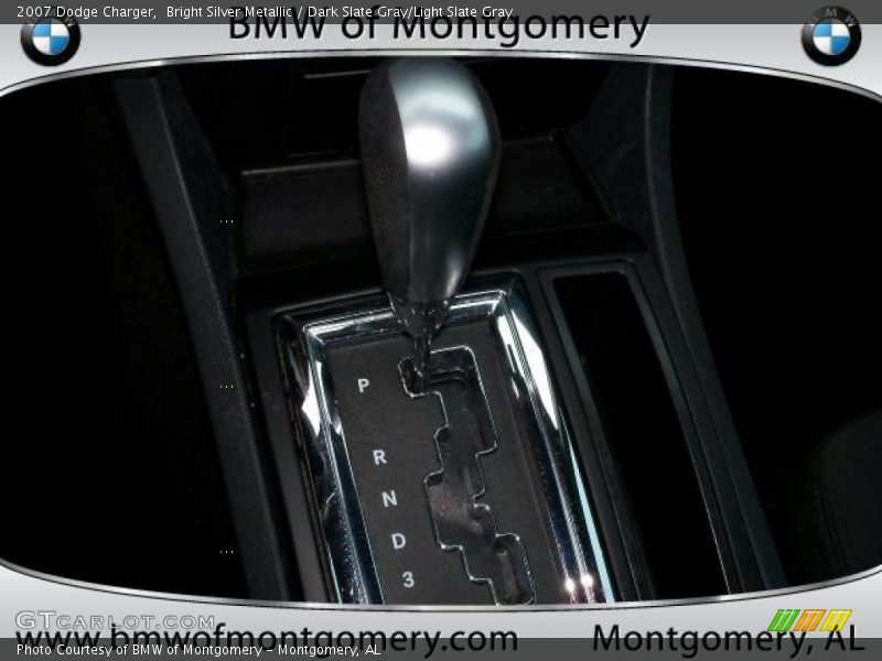 Bright Silver Metallic / Dark Slate Gray/Light Slate Gray 2007 Dodge Charger