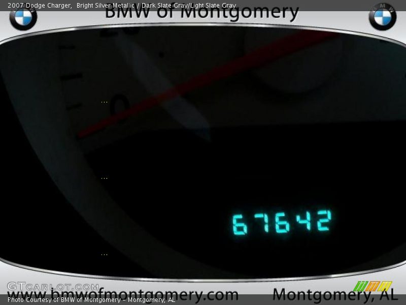 Bright Silver Metallic / Dark Slate Gray/Light Slate Gray 2007 Dodge Charger