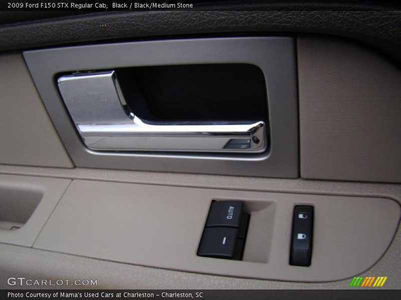Black / Black/Medium Stone 2009 Ford F150 STX Regular Cab