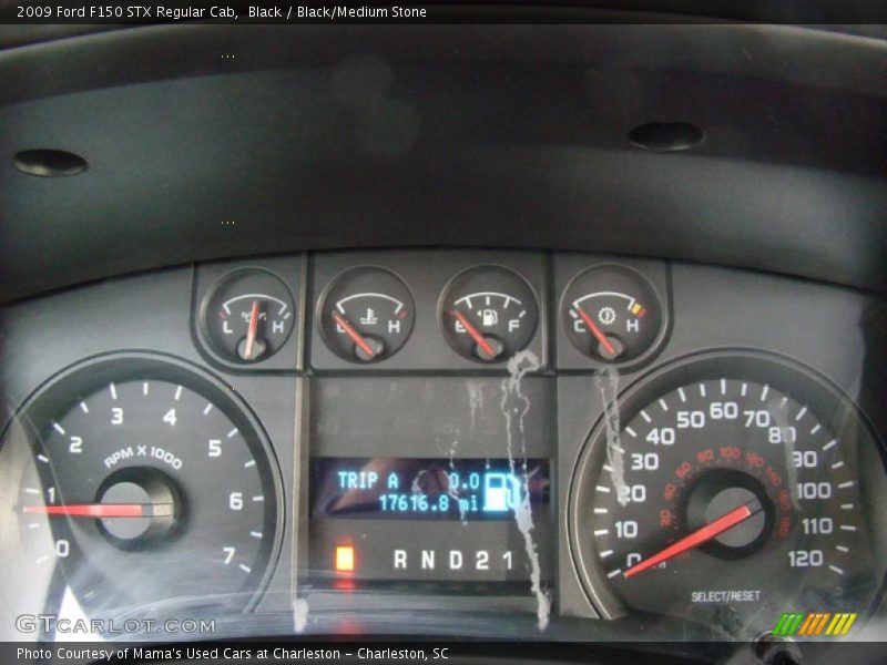 Black / Black/Medium Stone 2009 Ford F150 STX Regular Cab