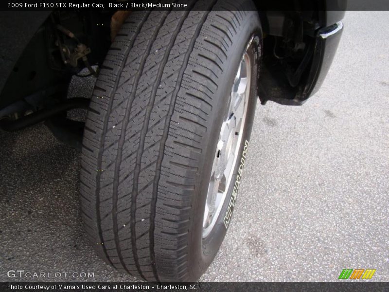 Black / Black/Medium Stone 2009 Ford F150 STX Regular Cab
