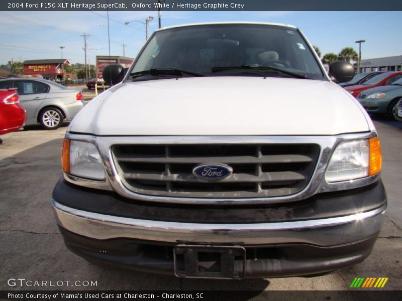 Oxford White / Heritage Graphite Grey 2004 Ford F150 XLT Heritage SuperCab