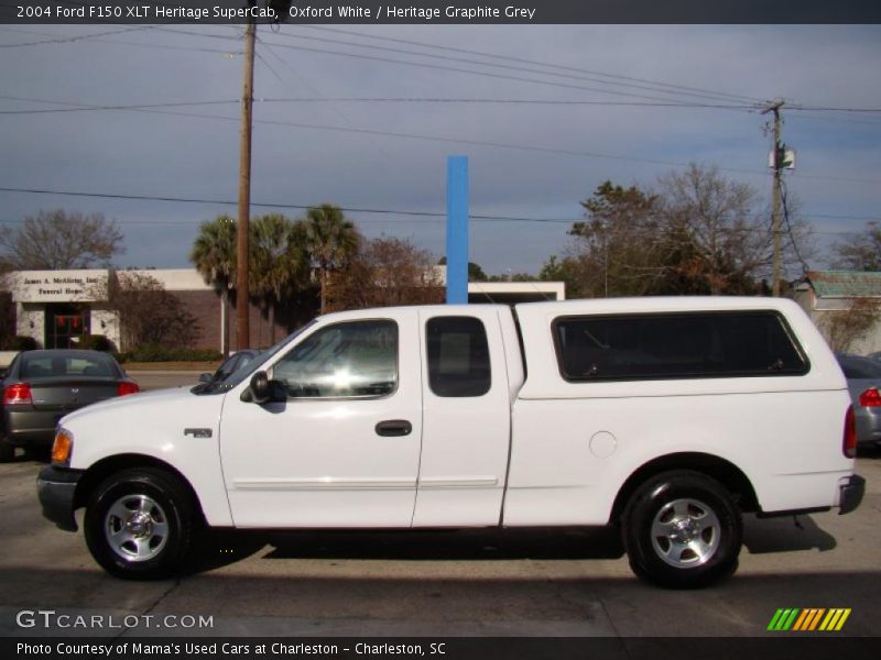 Oxford White / Heritage Graphite Grey 2004 Ford F150 XLT Heritage SuperCab