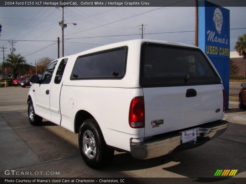 Oxford White / Heritage Graphite Grey 2004 Ford F150 XLT Heritage SuperCab