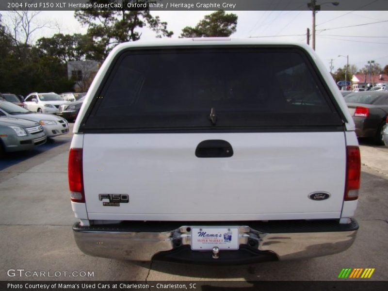 Oxford White / Heritage Graphite Grey 2004 Ford F150 XLT Heritage SuperCab