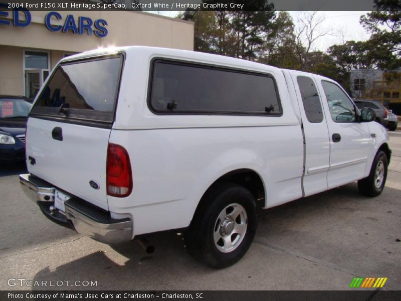Oxford White / Heritage Graphite Grey 2004 Ford F150 XLT Heritage SuperCab