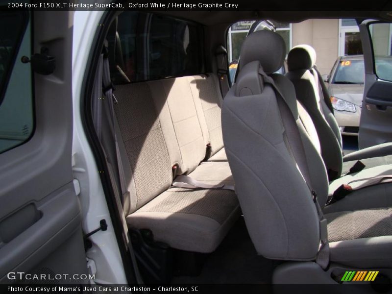 Oxford White / Heritage Graphite Grey 2004 Ford F150 XLT Heritage SuperCab