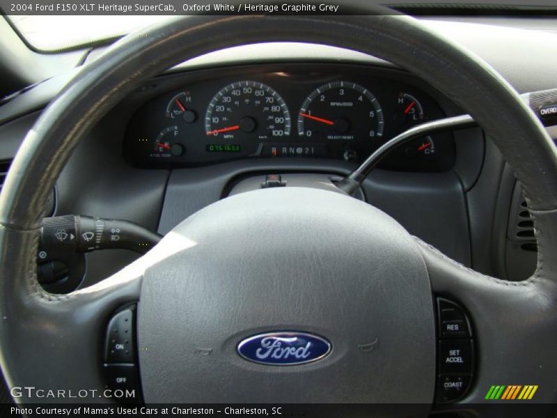 Oxford White / Heritage Graphite Grey 2004 Ford F150 XLT Heritage SuperCab